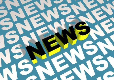 Angled News Stock Illustration