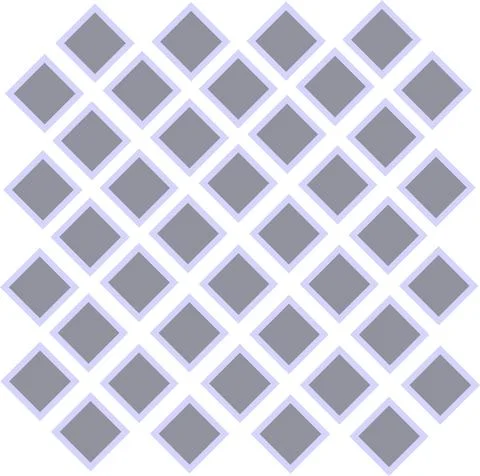 Angled Pearl Grey Squares Stock Illustration