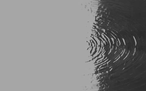 Angled perspective of water ripples reflection forming a border Stock Illustration