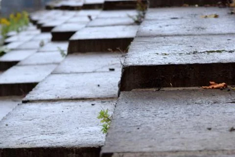 Angled Shale Steps Stock Photos