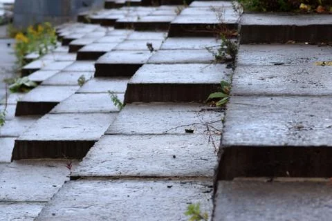 Angled Shale Steps Stock Photos