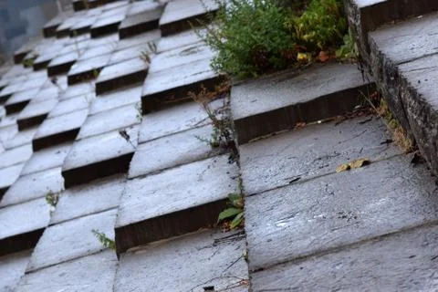 Angled Shale Steps Stock Photos