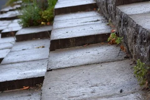 Angled Shale Steps Stock Photos