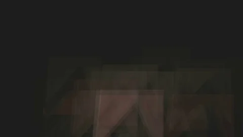 Angled shaped particles flowing upward on black background. Stock Footage 122776165