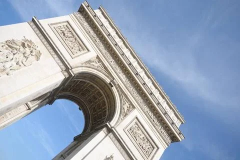 Angled view of arc de triomphe paris Arc de Triomphe at angle Copyright: x... 스톡 사진