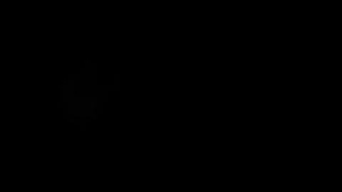 Angled Wall Impact Dust Burst Compositing Element On Black Screen Stock Footage 337280813