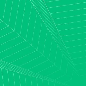 Angled wireframe grid green architectural abstract background vector Illustrazione stock