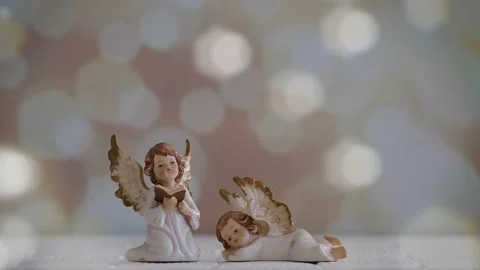 Angles On Bokeh Background Christmas Concept Video stock 220717975