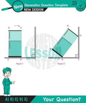Angles in triangles Stock Illustration