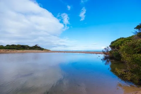 Anglesea Beach in Australia Stock Photos