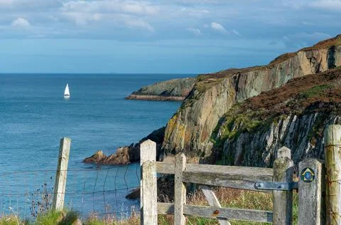Anglesey Coastal Path Stock Photos