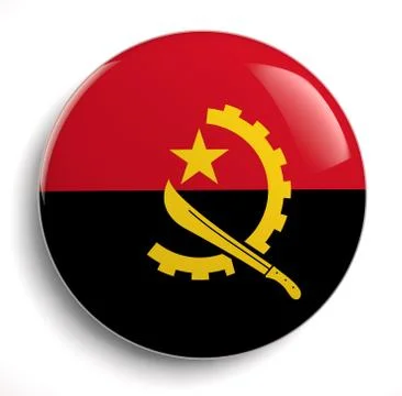 Angola flag Stock Illustration