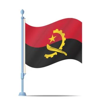Angola flag イラスト素材