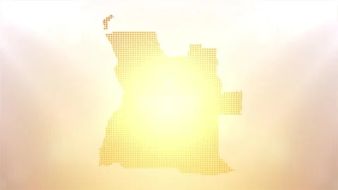 Angola Map Opener Stock Footage 247887941