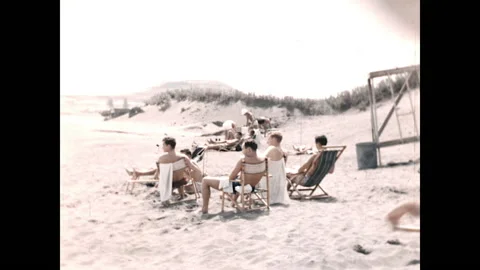 Angra Beach Day 1964 Vídeo Stock 220425056
