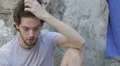 angry and desperate young man - boy - furious HD Footage