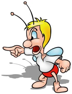 Angry Beetle Stock Illustration
