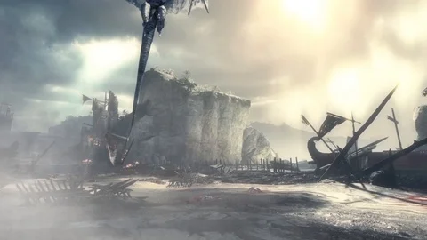 Angry Big Dragon 3D Rendering Animation Background Vidéo 89615740