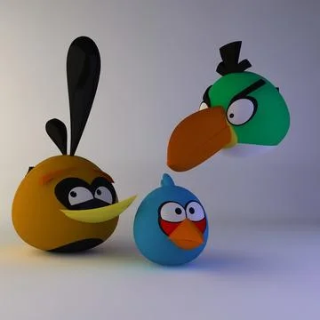 Angry Birds 2 3D Model