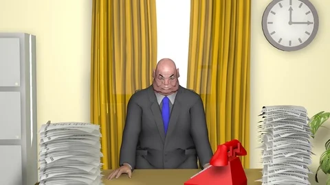 THE ANGRY BOSS Vídeos de archivo 72834732