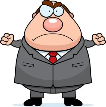 Angry Boss Stock Illustration