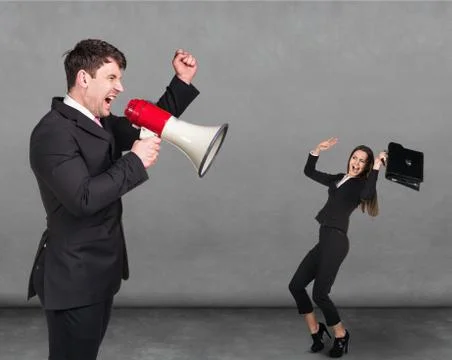 Angry boss Stock Photos