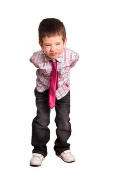 Angry boy Stock Photos