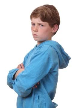 Angry boy Stock Photos