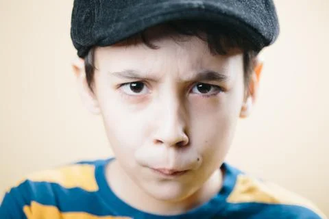 Angry boy Stock Photos