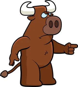 Angry Bull Stock Illustration