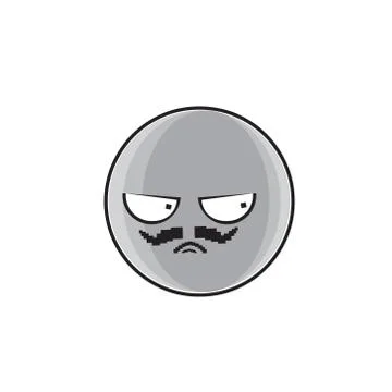 Angry Cartoon Face Expression People Emoticon Emoji Stock Illustration
