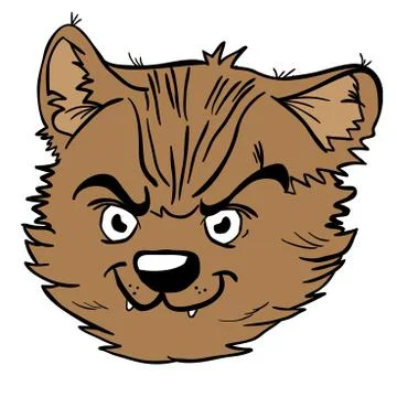 Angry cat Stock Illustration