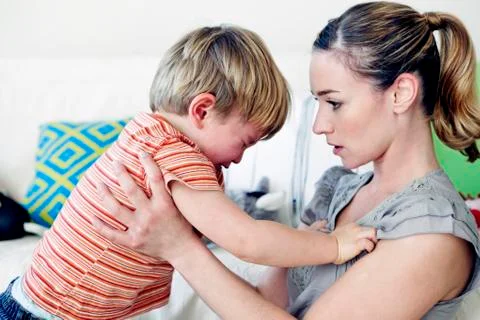 Angry child Stock Photos