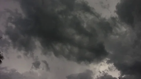 Angry clouds build up Stock Footage 78974560