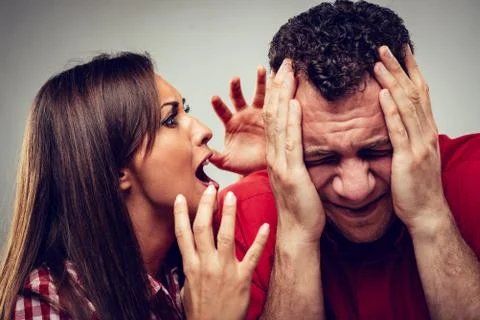 Angry Couple Stock Photos