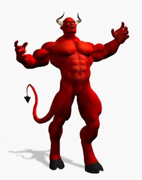 Angry Devil Stock Illustration