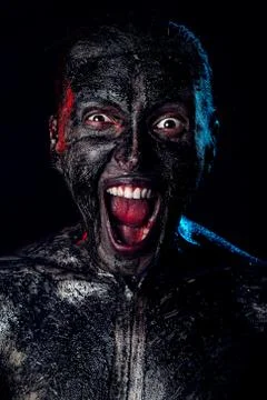 Angry dirty zombie Photos