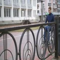 The angry disabled ride the wheelchair. Slow motion 4k or 4k+ Resolution