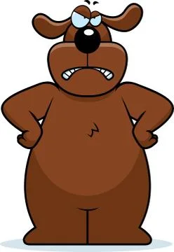 Angry Dog Stock Illustration