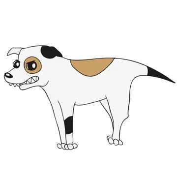 Angry dog Stock Illustration