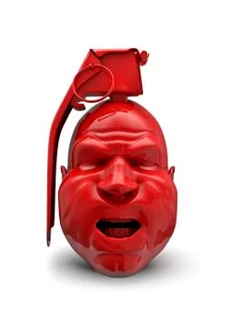 Angry enough to explode Illustrazione stock