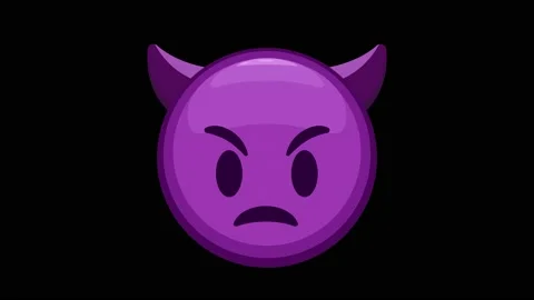 Angry Face with Horns ~ After Effects Project #237678287