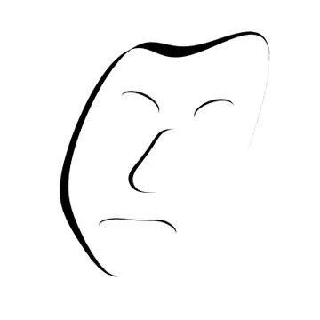 Angry face Stock Illustration