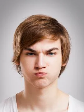 Angry face Stock Photos