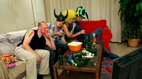 Angry fans Video stock 537222