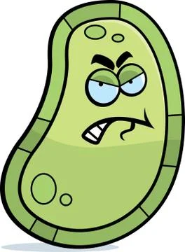 Angry Germ Stock Illustration