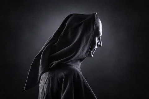 Angry ghost in the dark Stockfoto's