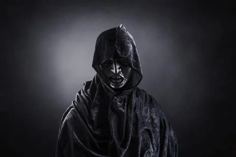 Angry ghost in the dark 写真素材