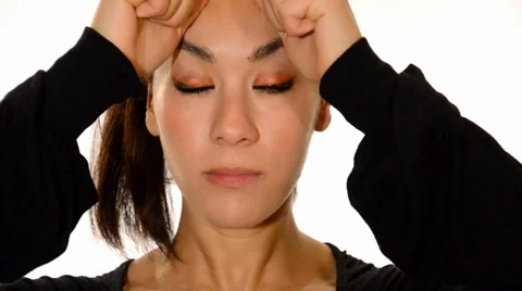 Angry girl Stock Footage 33368363
