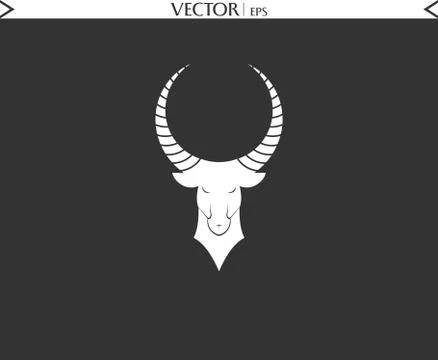 Angry Ibex Stock-Illustration